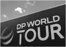  ?? ?? Rebranding: the new DP World Tour