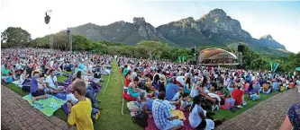  ?? WILLEM LAW
African News Agency (ANA) ?? THE Kirstenbos­ch Summer Sunset Concerts will feature TRESOR and MAJOZI on November 18. See details (below) for a chance to win tickets. |