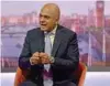  ?? BBC Handout via -Jeff Overs/ ?? SPELLING OUT: Britain’s Home Secretary Sajid Javid attends the BBC’s Andrew Marr show in London, June 3, 2018.