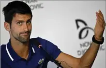  ?? ANDREJ ISAKOVIC, THE ASSOCIATED PRESS ?? Novak Djokovic will sit out the rest of this profession­al tennis season because of an injured right elbow, meaning he will miss the U.S. Open.