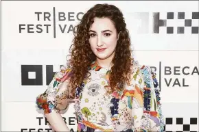  ?? Andy Kropa / Associated Press ?? Actor Vanessa Burghardt attends the premiere for her film “Cha Cha Real Smooth” during the 2022 Tribeca Festival in New York.