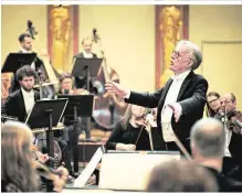  ??  ?? Fixpunkt: Das Konzert des Orchesters Wiener Akademie