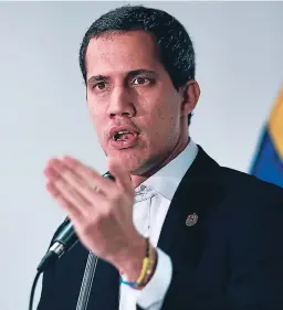  ?? AFP ?? Guaidó intenta reactivar las protestas contra Maduro para forzarlo a dimitir del poder.