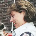  ??  ?? Const. Rhonda Sargent, seen in 1999, alleges she was handcuffed by tactical officers while on medical leave in 2013.