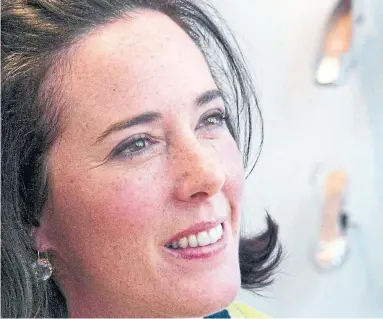  ?? BEBETO MATTHEWS/THE ASSOCIATED PRESS ?? Kate Spade’s branding story is a test case for anyone who has sights set on advertisin­g, Jennifer Wells writes.