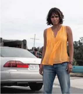  ??  ?? NAIL-BITING: Halle Berry in
Kidnap.