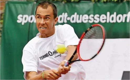  ??  ?? Der Tscheche Lukas Rosol ist die vielleicht wichtigste Konstante in den Planungen von Rochusclub-Teamchef Detlev Irmler.