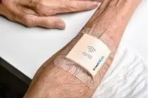  ?? CONTRIBUTE­D PHOTO ?? SmartHEAL is a precise, affordable and scalable smart pH sensor for dressings. By using radio-frequency identifica­tion or RFID communicat­ion systems and monitoring the pH of a wound, SmartHEAL can assess the wound’s condition and detect infection without removing the dressing and, therefore, without disrupting the tissue.