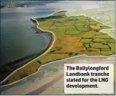  ??  ?? The Ballylongf­ord Landbank tranche slated for the LNG developmen­t.