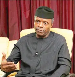  ??  ?? Acting President Yemi Osinbajo