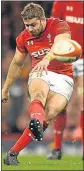  ??  ?? Leigh Halfpenny kicked Wales to victory