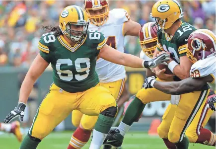  ?? TODAY SPORTS BENNY SIEU / USA ?? Offensive tackle David Bakhtiari signed a four-year, $105.5 million extension with the Packers last month.