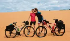  ??  ?? In Vietnam waren Leonore Sibeth und Sebastian Ohlert 17 Tage lang mit dem Fahrrad unterwegs.