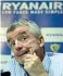  ??  ?? Michael O’Leary guida Ryanair