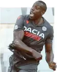  ?? ANSA ?? Sesto gol per Stefano Okaka