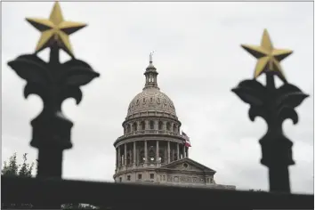  ?? ERIC GAY/AP ?? This June 1 file photo shows the State Capitol in Austin, Texas.