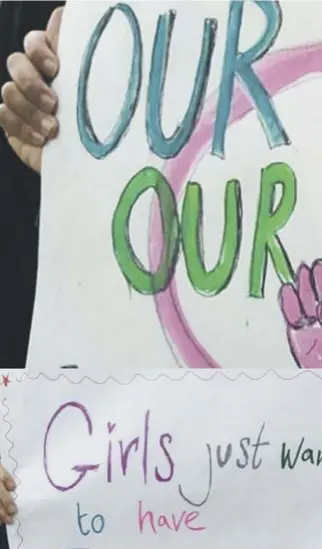  ??  ?? 0 Campaigns for decriminal­isation and the right to abortion on demand also have questions to answer over the rights of those lives which have no voice, says Dr Calum Mckellar