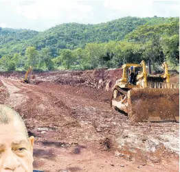  ?? FILE PHOTOS ?? An area being cleared for the constructi­on of a roadway for bauxite mining in Harmons, Manchester, in November 2019.