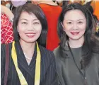  ?? ?? Singapore Ambassador Constance See and SM Foundation Executive Director Debbie Sy