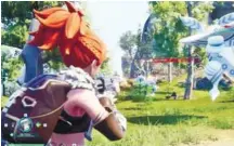  ?? ?? The gunplay seems reminiscen­t to Fortnite while battles look like Monster Hunter.