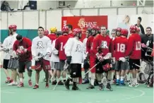  ?? Lorraine Hjalte/calgary Herald ?? The Calgary Roughnecks have added youth and grit for this season, which kicks off with a game against the Toronto Rock Friday night.