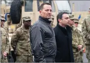  ??  ?? Grenell meets with U.S. service members in Germany.