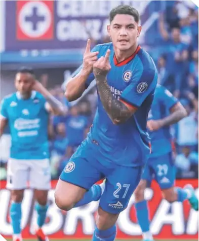  ?? ?? El Toro Fernández ya se estrenó como goleador celeste y lo hizo en casa.