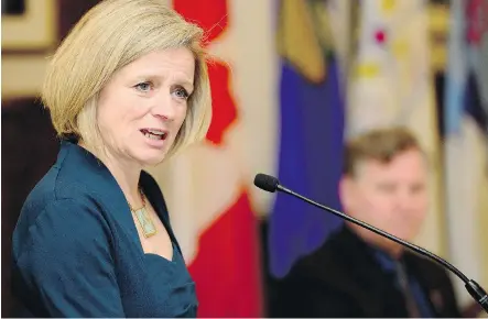  ?? RYAN MCLEOD/FILES ?? Premier Rachel Notley could legally call an early election and would do so in a heartbeat if the choice were between possible victory with Alberta’s political right split and certain defeat should the right unite, says Don Braid.