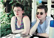  ??  ?? Eva Gabrielsso­n, left, with her partner, the late Stieg Larsson, author of The Girl with the Dragon
Tattoo and two other books in the Millennium series. They feature the character Lisbeth Salander, played on film by Rooney Mara, right