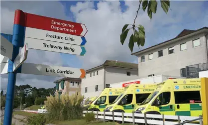  ?? Photograph: Hugh Hastings/Getty Images ?? ‘Royal Cornwall hospital has devised a way to reuse PPE, melting its plastic into litter-pickers’.