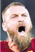  ??  ?? De Rossi