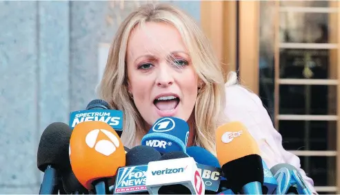  ?? — GETTY IMAGES ?? Stormy Daniels is an appealing rule-breaker and doesn’t hesitate to give her readers what they want — an intimate, if cringe-inducing descriptio­n of Donald Trump.