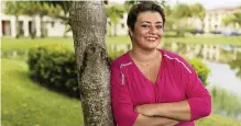  ?? MATIAS J. OCNER mocner@miamiheral­d.com ?? Jessica Duemig, 36, of Coconut Creek, wrote a book, “Warrior,” detailing her battle with breast cancer. She was diagnosed at 32.