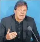  ?? AP ?? Pakistan Prime Minister Imran Khan addresses the Climate Action Summit at UN headquarte­rs on Monday.