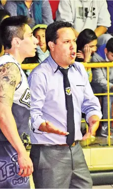  ?? DANIEL JAMES ?? Giovanny Vargas, entrenador del equipo potosino.