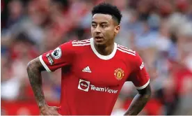  ?? Photograph: Craig Brough/Reuters ?? Jesse Lingard playing for Manchester United last season. He has left the club at the end of his contract.