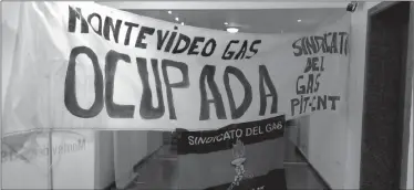  ??  ?? REIVINDICA­CIONES. En defensa del gas natural y de las fuentes laborales.