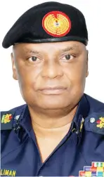  ??  ?? Dr Liman Ibrahim, Controller General of the Federal Fire Service