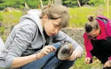  ?? Logickém kurzu v přírodě se studenti Gymnázia Na Zatlance učili i při bioFOTO GYMNÁZIUM NA ZATLANCE ?? Poznávat věci v souvislost­ech