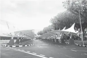  ??  ?? SEDIA BEROPERASI: Uptown Taman Harmoni di Jalan Awang Ramli Amit yang dijadual memulakan operasi pada Julai ini.