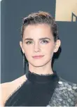  ??  ?? Actress Emma Watson.