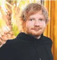  ??  ?? Ed Sheeran