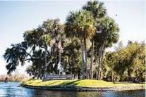  ?? PATRICK CONNOLLY/ORLANDO SENTINEL ?? Hontoon Island State Park sits right on the St. Johns River in Volusia County on Jan. 31.