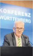  ?? FOTO: DPA ?? Will künftig „wieder „staatstrag­end“sein: Winfried Kretschman­n (Grüne).