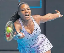  ?? ?? Serena Williams lost out against Wang Qiang.