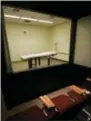  ?? THE ASSOCIATED PRESS ?? This is the death chamber at the Southern Ohio Correction­s Facility in Lucasville, Ohio. Drugmaker Akorn has asked states to return supplies of the company’s drugs that could be used for lethal injection.