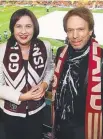  ??  ?? Annastacia Palaszczuk and producer Jerry Bruckheime­r.