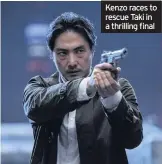  ??  ?? Kenzo races to rescue Taki in a thrilling final