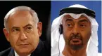  ??  ?? Benjamin Netanyahu and Prince Mohammed Al Nahyan brokered the agreement with US help.