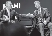  ?? Miami Herald file ?? The dream of a Miami franchise in MLS for owners Jorge Mas, left, and David Beckham is starting to come together.